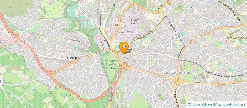 localisation de l'entreprise RJ HABITAT à MONTPELLIER