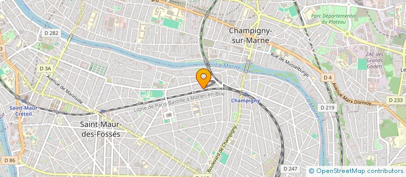 localisation de l'entreprise RJ HAVRE à SAINT-MAUR-DES-FOSSES