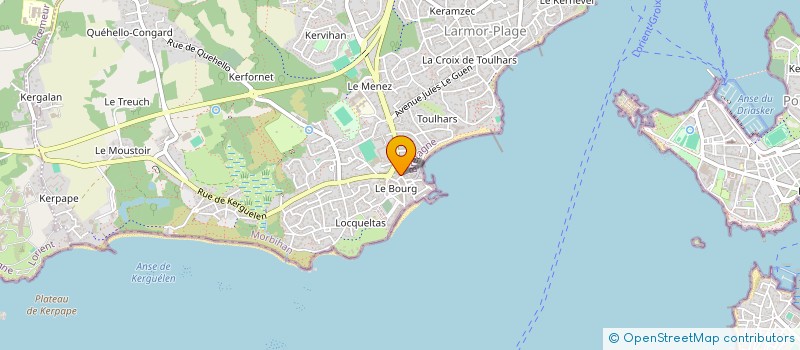 localisation de l'entreprise RJ HOLDING  LARMOR-PLAGE