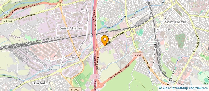 localisation de l'entreprise RJ IMMO à PERPIGNAN