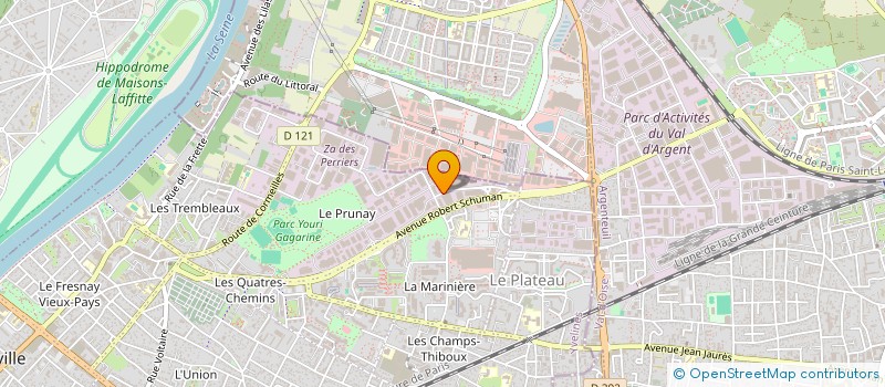 localisation de l'entreprise RJ IMMOBILIER  SARTROUVILLE