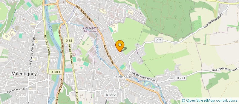 localisation de l'entreprise RJ INVEST 3  SELONCOURT