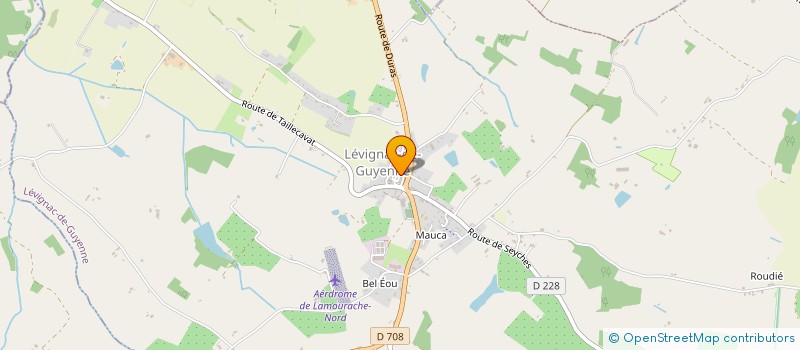 localisation de l'entreprise RJ INVEST  LEVIGNAC-DE-GUYENNE