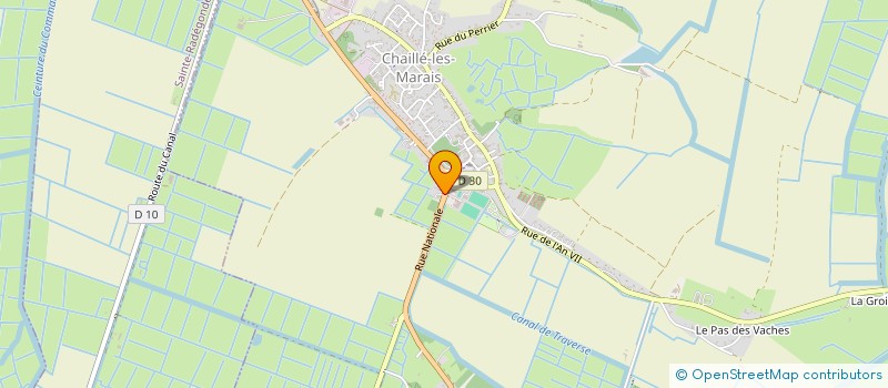 localisation de l'entreprise RJ INVEST  CHAILLE-LES-MARAIS