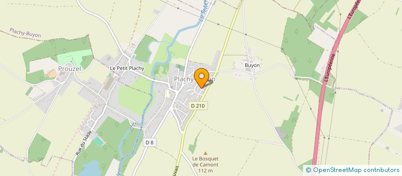 localisation de l'entreprise RJ INVEST  PLACHY-BUYON