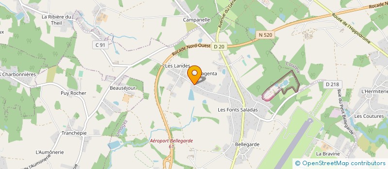 localisation de l'entreprise RJ LAMARQUE ENTREPRISE à LIMOGES