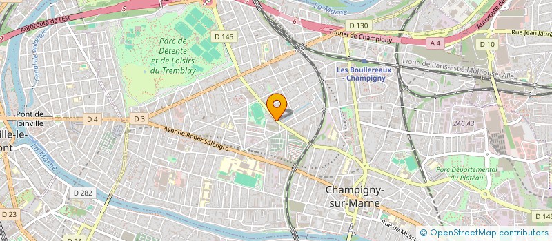 localisation de l'entreprise RJ MINI MARCHE à CHAMPIGNY-SUR-MARNE