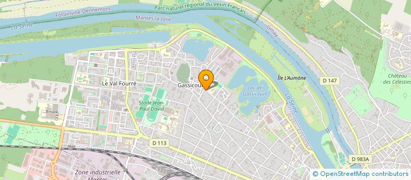 localisation de l'entreprise RJ MINI MARCHE  MANTES-LA-JOLIE