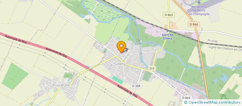 localisation de l'entreprise RJ PATRIMOINE  SILLERY