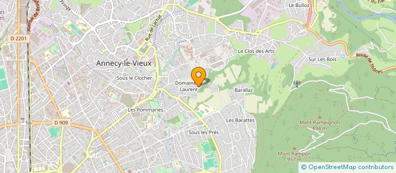 localisation de l'entreprise RJ PLOMBERIE  ANNECY