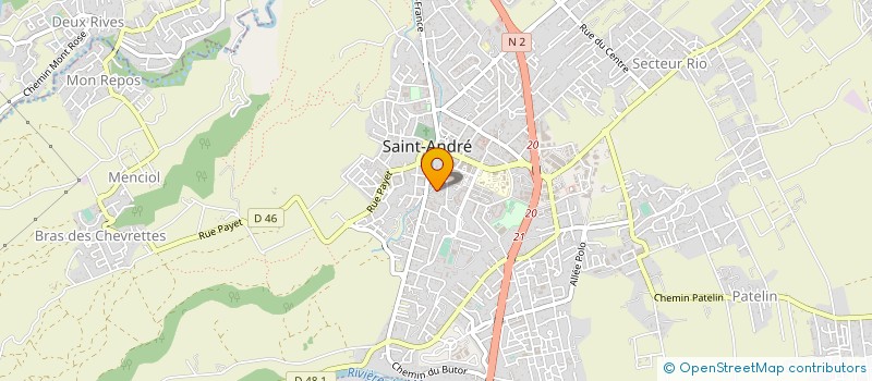localisation de l'entreprise RJ POS ALU à SAINT-ANDRE