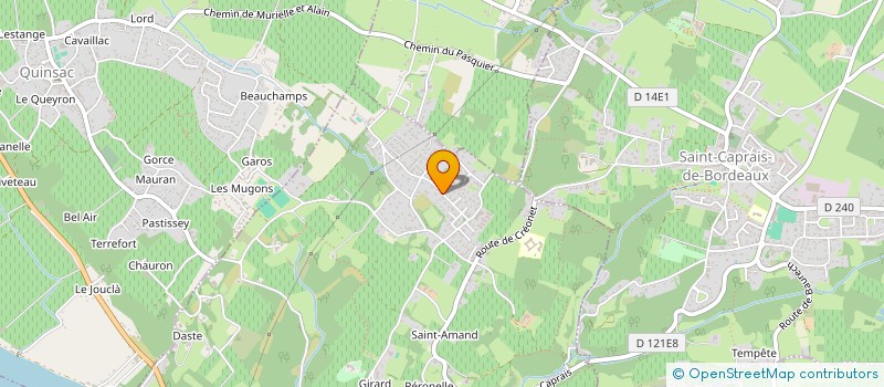 localisation de l'entreprise RJ RMTP  CAMBES