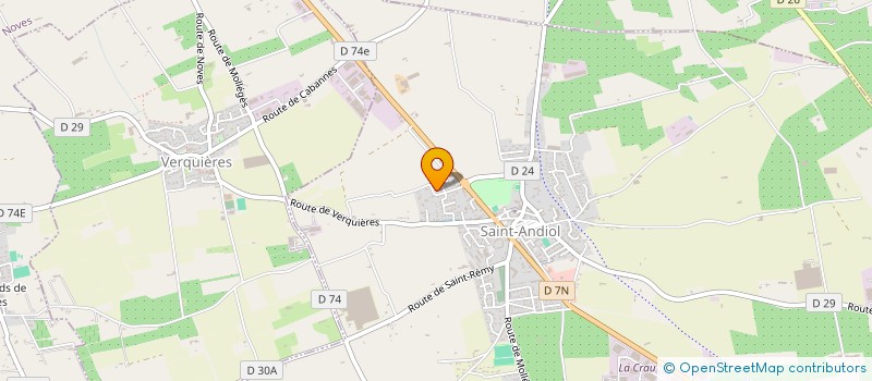 localisation de l'entreprise RJ SECURITE  SAINT-ANDIOL