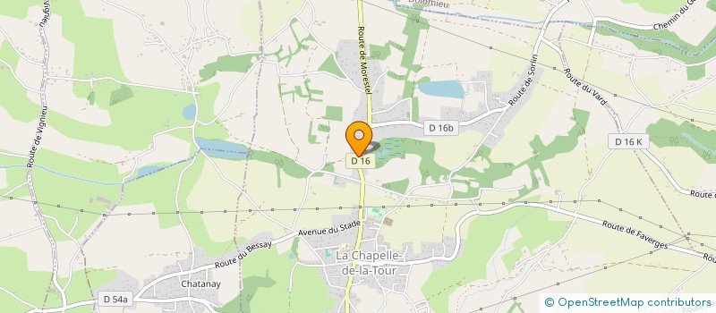 localisation de l'entreprise RJ SPA  LA CHAPELLE-DE-LA-TOUR