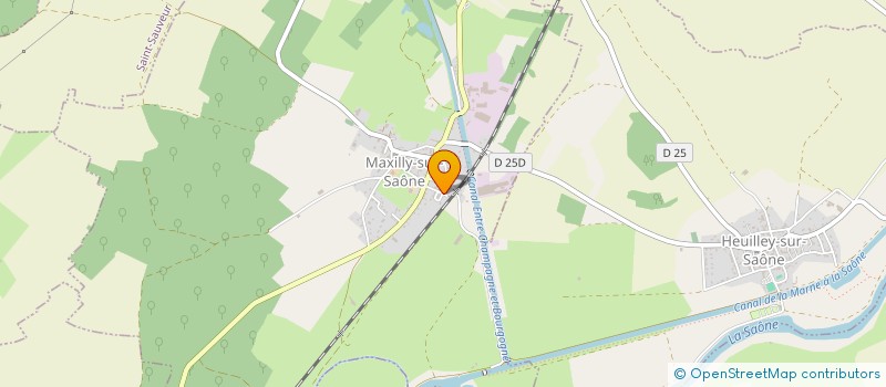 localisation de l'entreprise RJ TERRASSEMENT  MAXILLY-SUR-SAONE