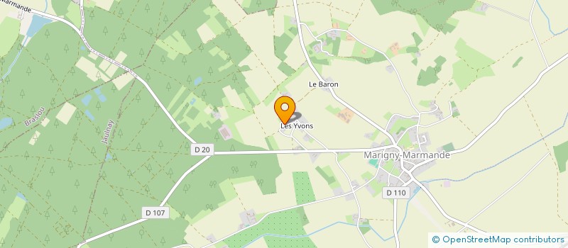 localisation de l'entreprise RJ VENTILATION SARL  MARIGNY-MARMANDE