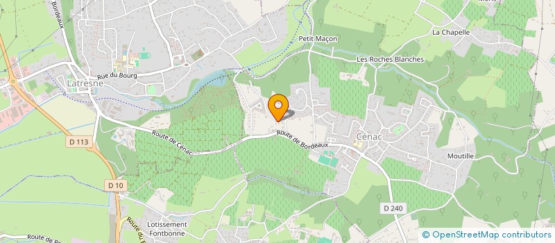 localisation de l'entreprise RJ VO  CENAC