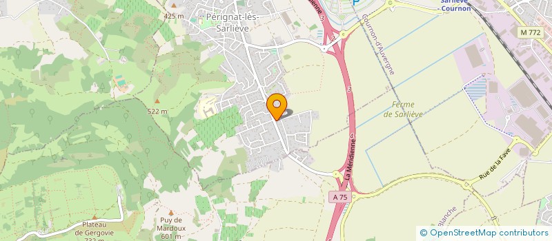localisation de l'entreprise RJ2R à PERIGNAT-LES-SARLIEVE