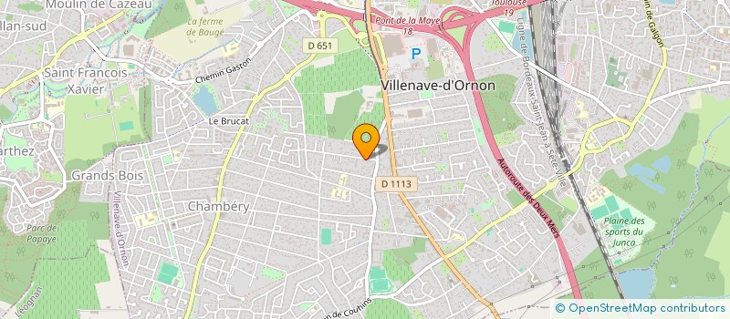 localisation de l'entreprise RJ5  VILLENAVE-D'ORNON