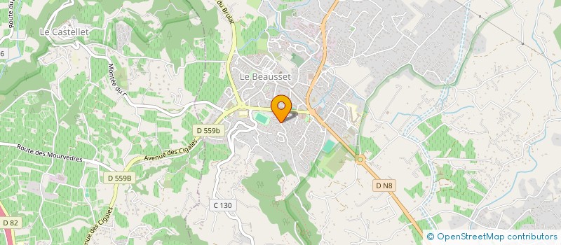 localisation de l'entreprise RJ5 FAMILY  LE BEAUSSET