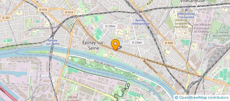 localisation de l'entreprise RJ93 à EPINAY-SUR-SEINE