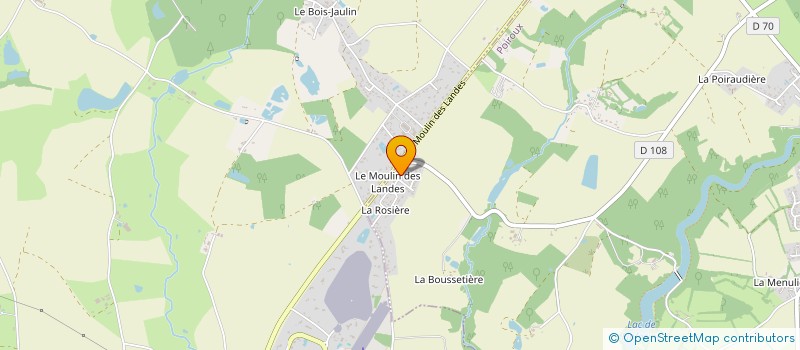 localisation de l'entreprise RJAD  POIROUX