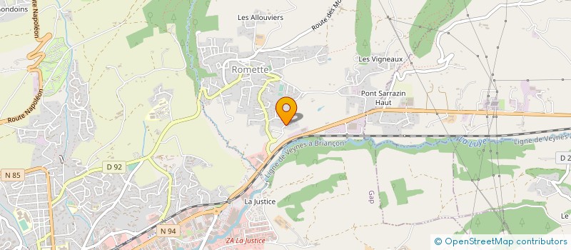 localisation de l'entreprise RJB GAP BIS  GAP