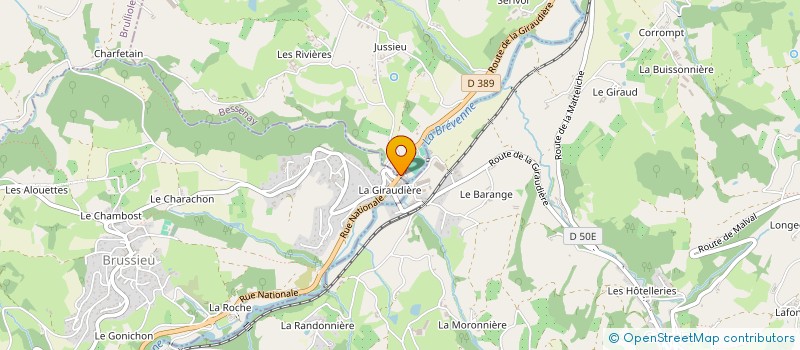 localisation de l'entreprise RJB RENOVATION  BESSENAY