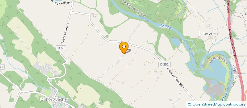 localisation de l'entreprise RJBD  DUHORT-BACHEN