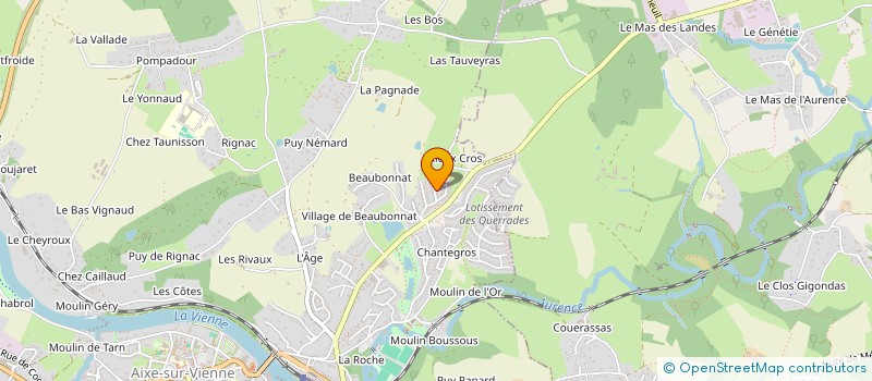 localisation de l'entreprise RJBN IMMO à AIXE-SUR-VIENNE