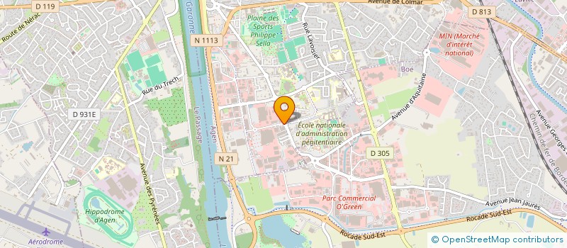 localisation de l'entreprise RJC à AGEN