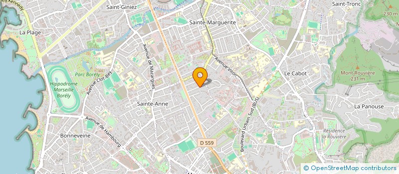 localisation de l'entreprise RJC à MARSEILLE