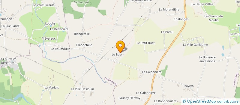 localisation de l'entreprise RJC  COMBOURG