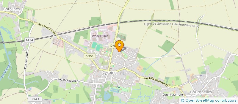 localisation de l'entreprise RJC VALMY  CYSOING