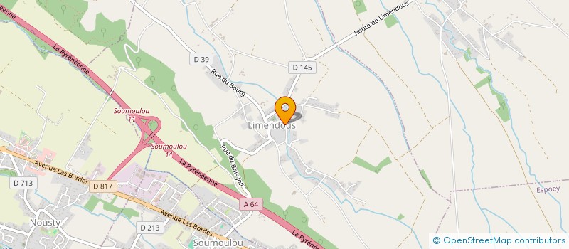 localisation de l'entreprise RJCA  LIMENDOUS