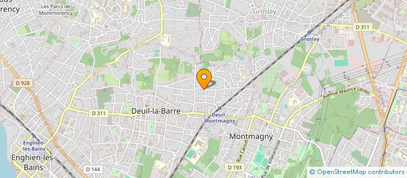 localisation de l'entreprise RJDEY  DEUIL-LA-BARRE