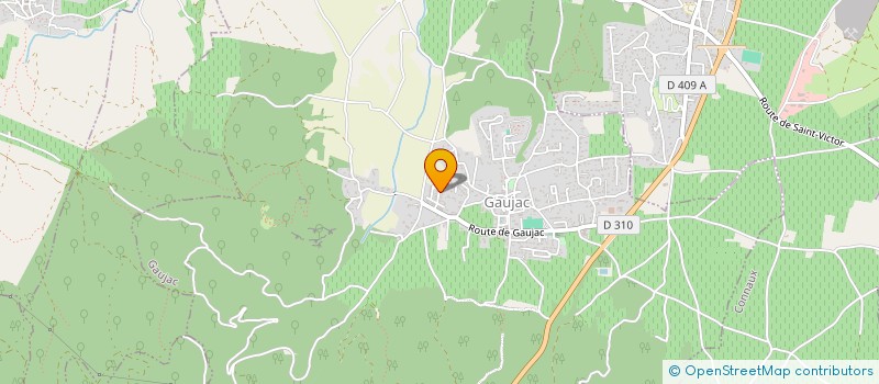 localisation de l'entreprise RJE  GAUJAC
