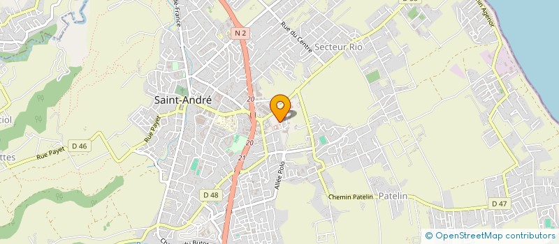 localisation de l'entreprise RJE EST  SAINT-ANDRE