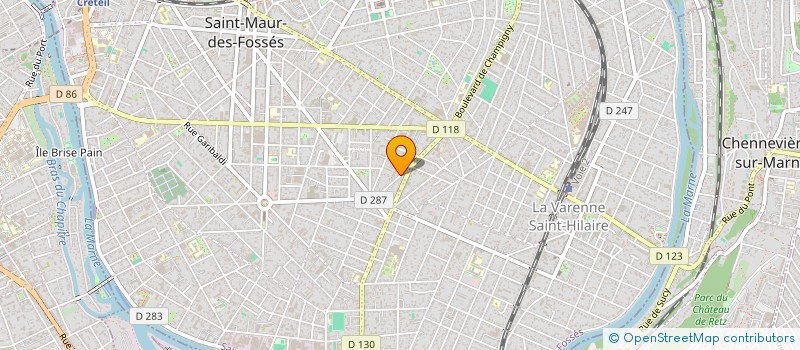 localisation de l'entreprise RJF BROCA à SAINT-MAUR-DES-FOSSES