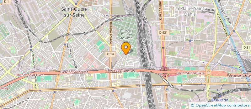 localisation de l'entreprise RJFR à SAINT-OUEN-SUR-SEINE