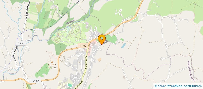 localisation de l'entreprise RJFR PROVENCE  VILLENEUVE-DE-BERG