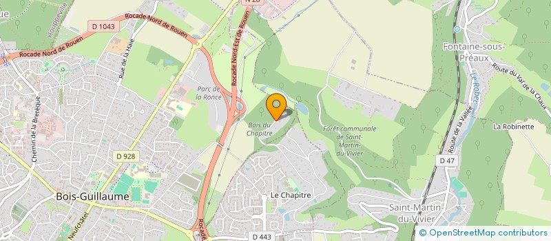 localisation de l'entreprise RJH  BOIS-GUILLAUME