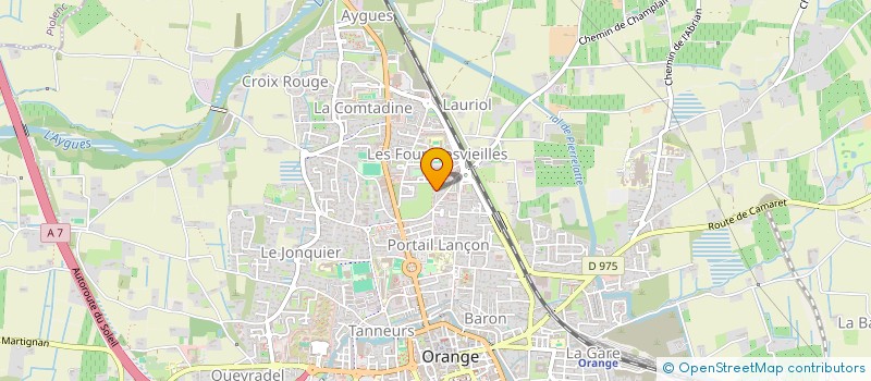 localisation de l'entreprise RJI  ORANGE