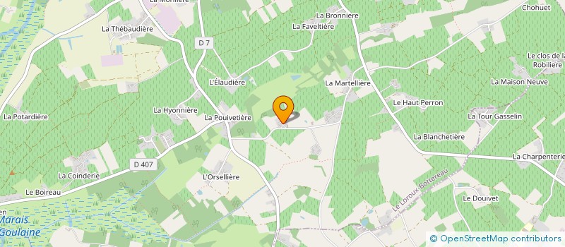 localisation de l'entreprise RJJP  LE LOROUX-BOTTEREAU