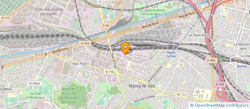 localisation de l'entreprise RJKL FINANCES à NOISY-LE-SEC