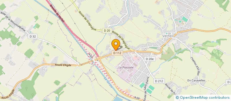 localisation de l'entreprise RJL  VERFEIL