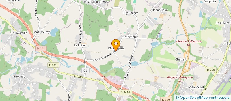 localisation de l'entreprise RJL  VERNEUIL-SUR-VIENNE