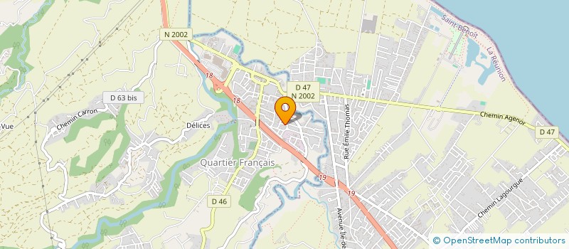 localisation de l'entreprise RJL PLOMBERIE OI  SAINTE-SUZANNE