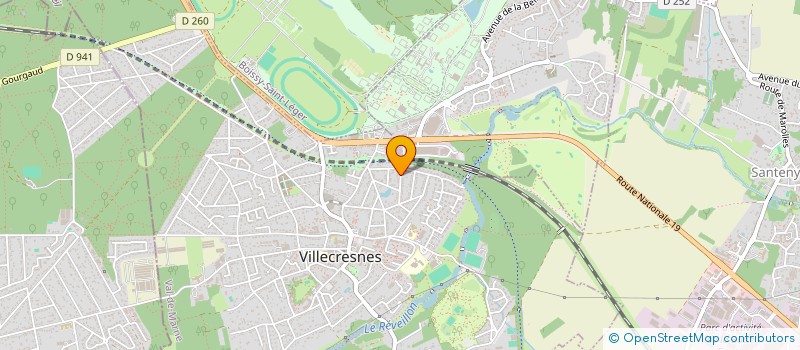 localisation de l'entreprise RJM CONCEPTION  VILLECRESNES