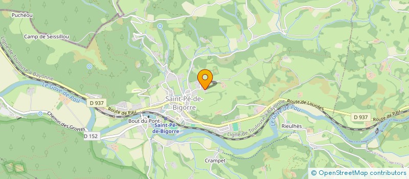 localisation de l'entreprise RJM SOLUTIONS  SAINT-PE-DE-BIGORRE